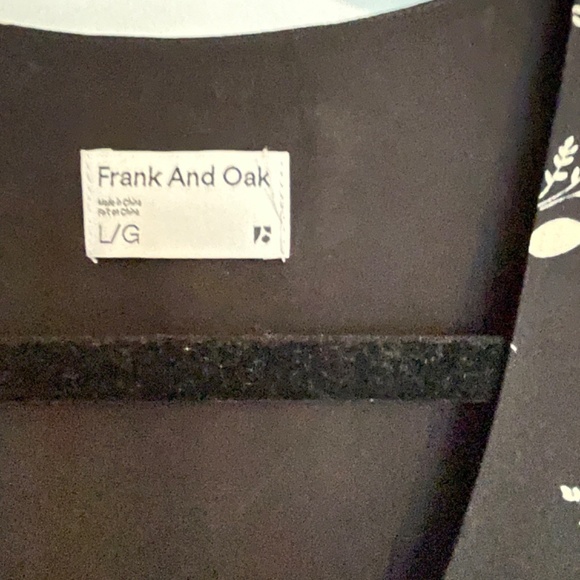 Frank & Oak Black & Floral Midi Dress - Picture 6 of 6